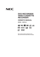 NEC NDR-V60 - Owners Manual 
